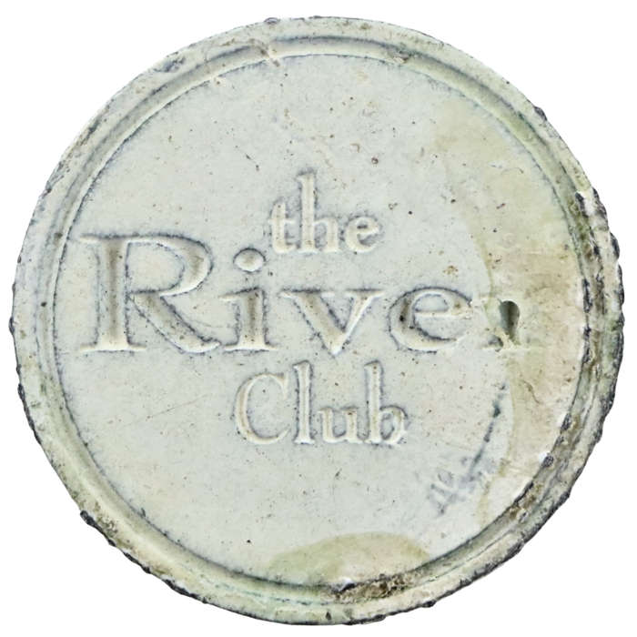 ND The River Club "2" Token 27mm 8,9g unknown metal