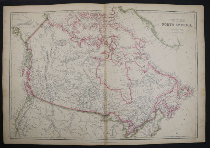 1859 British North America by J. W. Lowry