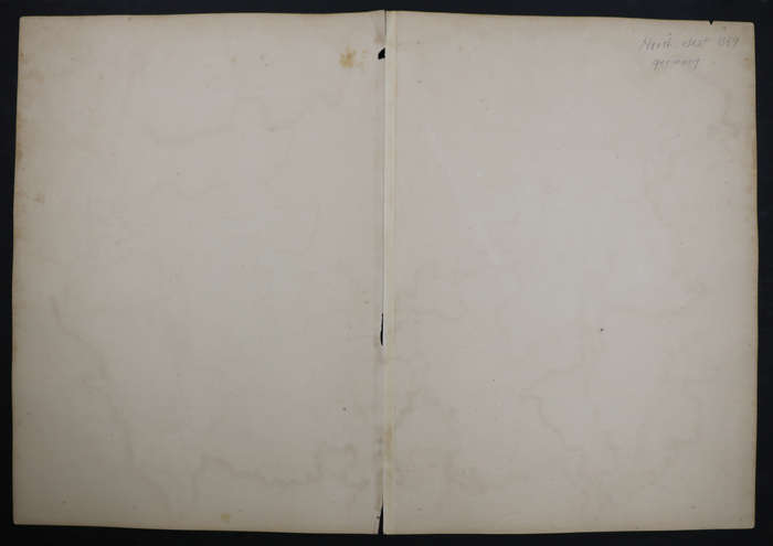 1859 North West Germany Map by Edward Weller- Has a tear in the bottom and top middle