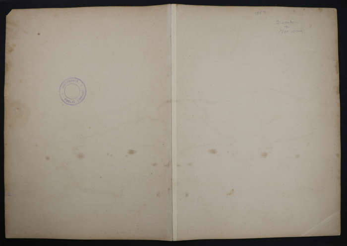 1859 Sweden And Norway Map by J. W. Lowry- Has a tear in the top middle