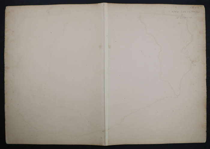 1859 New South Wales And Victoria Map by J. Bartholomew- Has a slight tear in the top middle