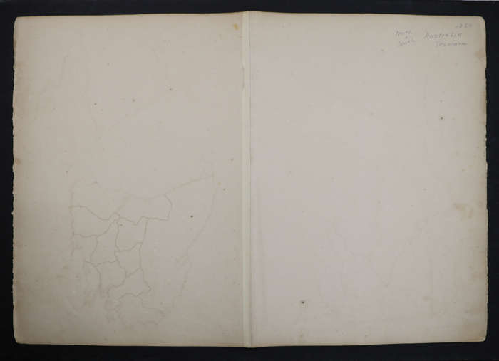 1859 Western Australia, South Australia, North Australia and Tasmania Or Van Diemen`s Land by J. Bar