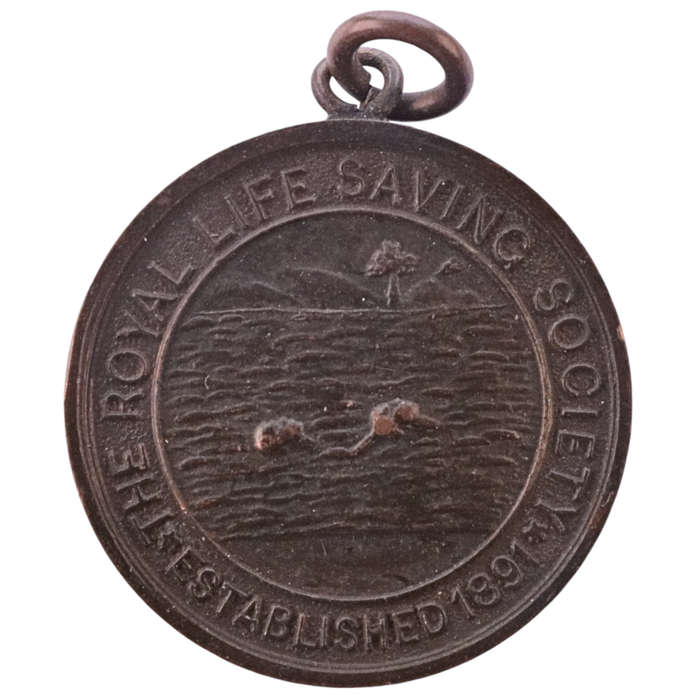 1924 The Royal Life Saving Society medal Awarded to T.T.Peatling