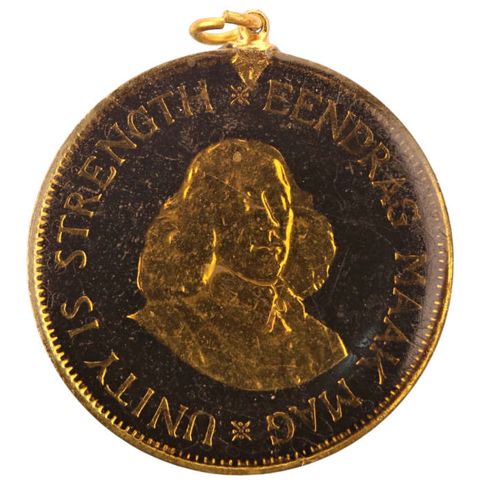 1963 South Africa 1 Cent Enameled