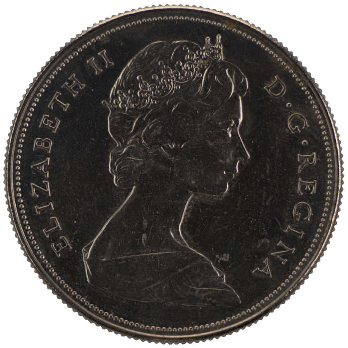 1970 Canada Commemorative issue 100th Anniversary of the Accession of Manitoba Nickel 1 Dollar KM#78