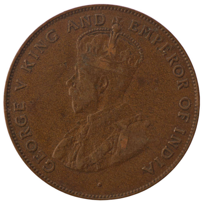 1924 Mauritius 5 Cent 400K Minted KM#14
