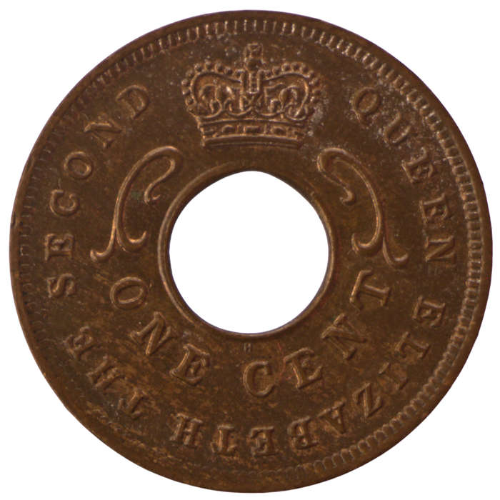 1956-H East Africa 1 Cent KM#35
