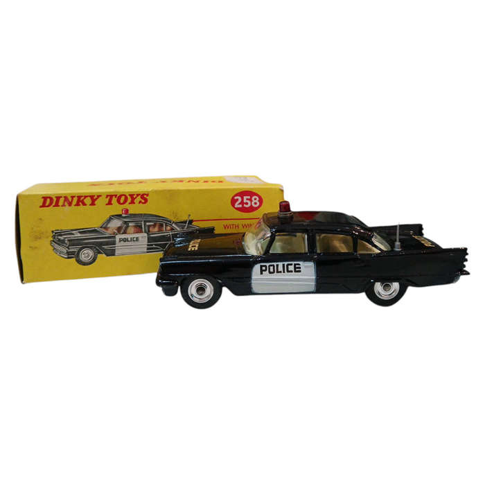 R0 Start-HUGE Car Collection Sale -1960 Dinky U.S.A. Police Car