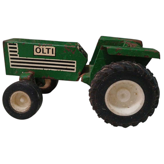 R0 Start-HUGE Car Collection Sale -Vintage Fiat Olti Metal Tractor Toy 14x8.5x6.5cm