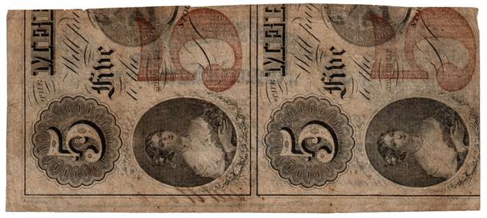 1862 United States Mechanics Savings and Loan Association One Dollar, Civil War Era Paper Money Prin