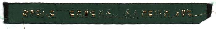 1972 Australia 5th Riverina Jamborette Boy Scouts Cuff Title 18mm x 162mm