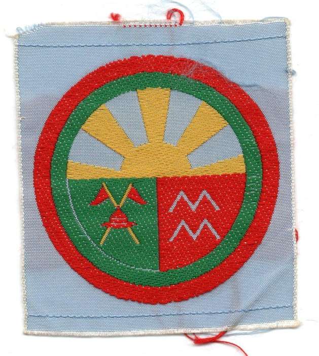 1970s1980s South Africa Boy Scouts Regional Cloth Badge  51 × 59 mm