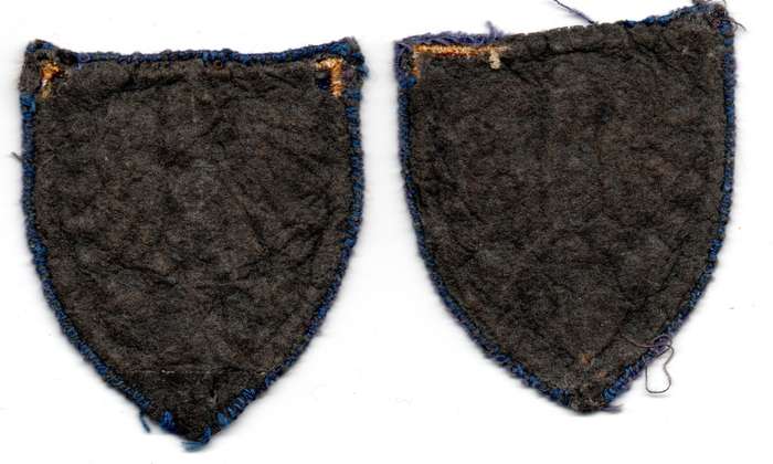 Pair of South Africa State President Guard Cloth Flashes 60mm x 67mm