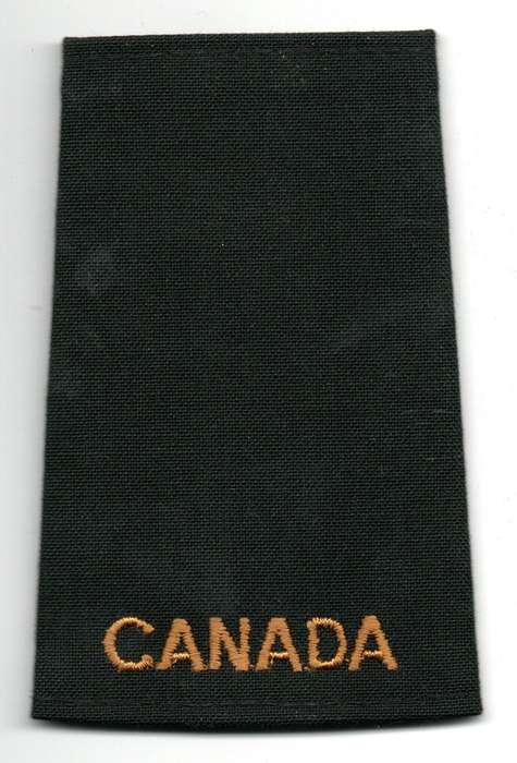 1968 to early 90's Canadian Military Cloth Shoulder Title CANADA  105 × 71 mm