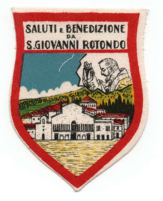 Italy San Giovanni Rotondo Material Patch 58mm x 76mm