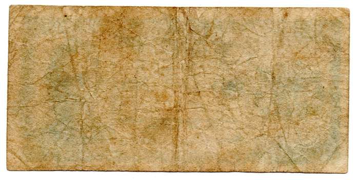 1940 Mauritius 25 Cents, Serial at Center Prefix A Pick#24, corner folds, creasing and fold lines