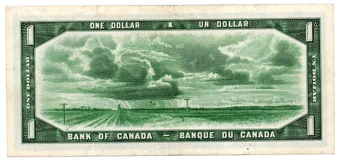 1961-72 Canada Signature Beattie and Raminsky 1 Dollar Pick#75b