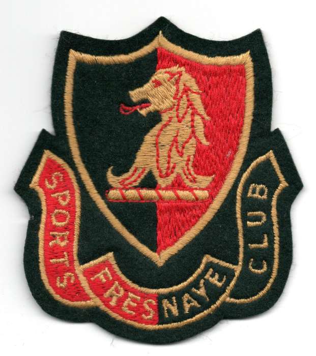Vintage South Africa Cape Town Fresnaye Sports Club Material Patch 100mm x 110mm