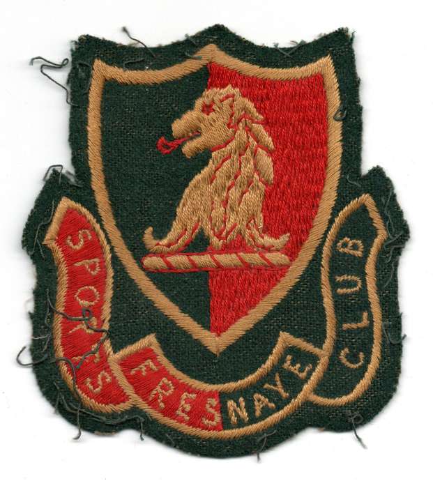 Vintage South Africa Cape Town Fresnaye Sports Club Material Patch 100mm x 110mm