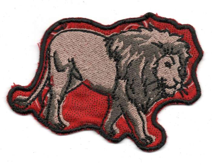 Lion cloth Patch 65mm x 88mm