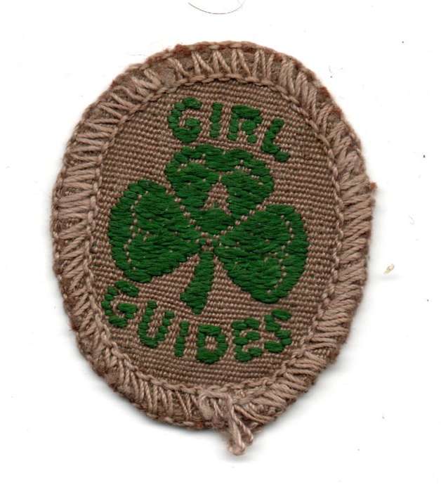 Vintage Girl Guides Second Class Cloth Badge 35mm x 29mm
