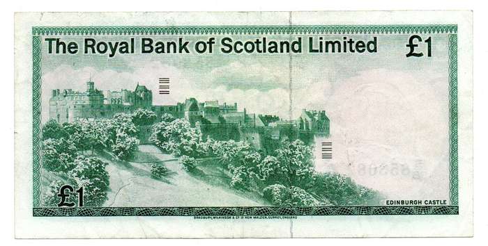 1976 Royal Bank of Scotland Limited 1 Pound Pick#336a