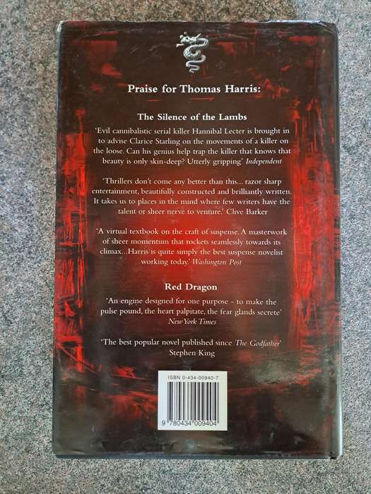 Thomas Harris Hannibal hard cover large William Heinaman London