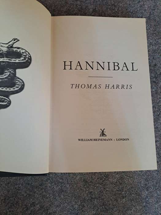 Thomas Harris Hannibal hard cover large William Heinaman London