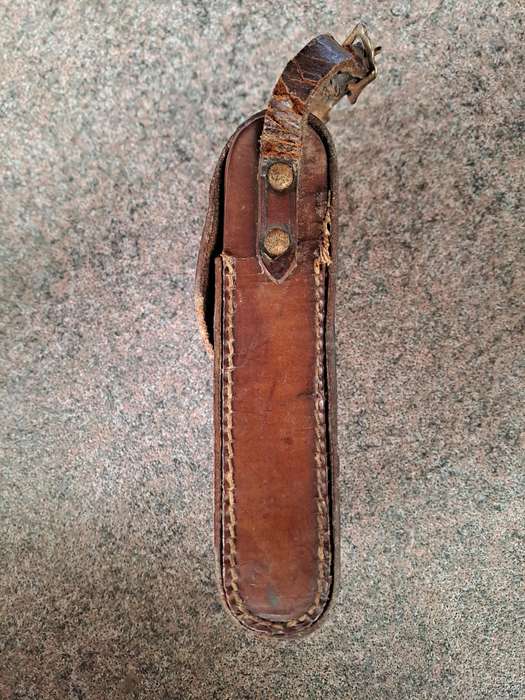 Antique bellows camera case for early Kodac camera