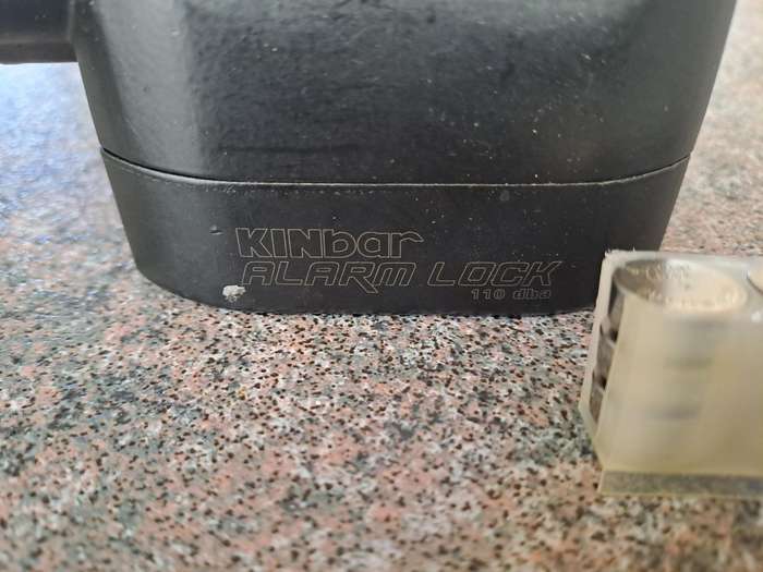 Alarm lock Kinbar 110dba with 3 keys working