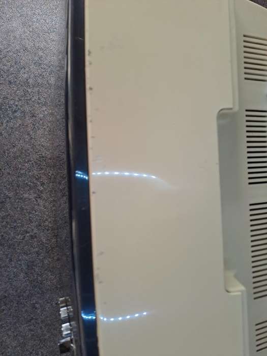 Vintage 1970's Blaupunkt black and white portable tv with built in radio