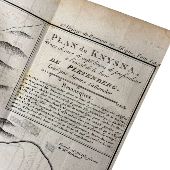 Antique Map Of KNYSNA (Published 1806) Size: 30cm x 23cm