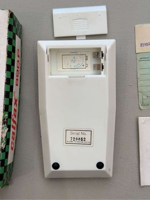 Vintage Calfax 890P Calculator circa 1970s