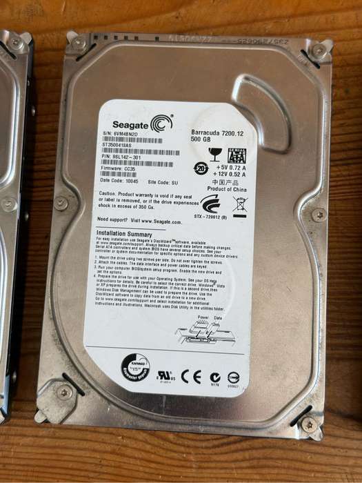 4 x Old Hard Drives