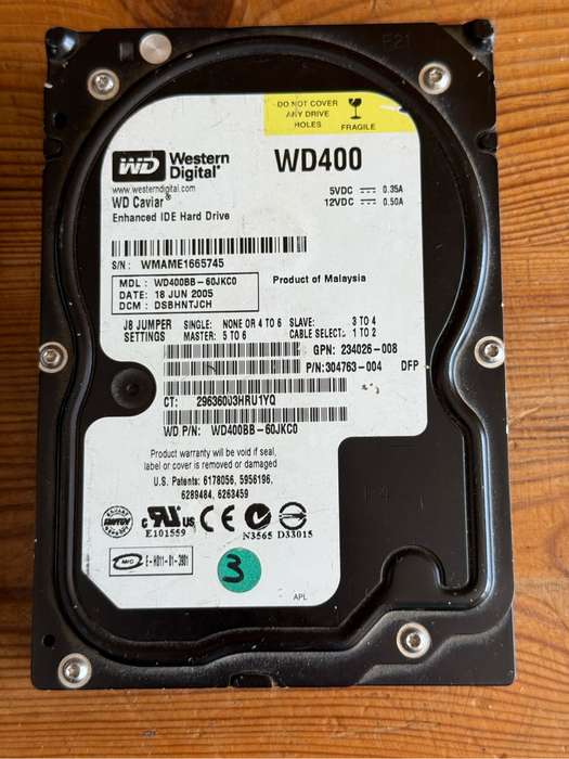 4 x Old Hard Drives
