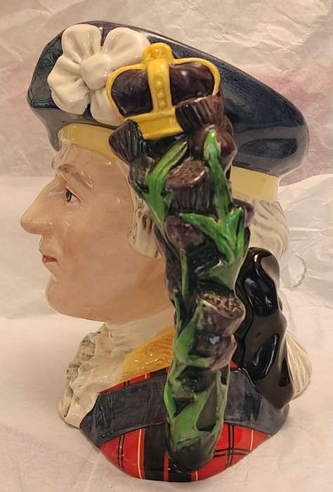 "BONNIE PRINCE CHARLIE" D6858 ! Stunning-  Royal Doulton Character Jug LARGE, Scarce, gorgeous jug!