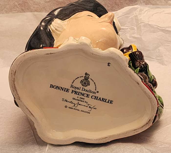 "BONNIE PRINCE CHARLIE" D6858 ! Stunning-  Royal Doulton Character Jug LARGE, Scarce, gorgeous jug!