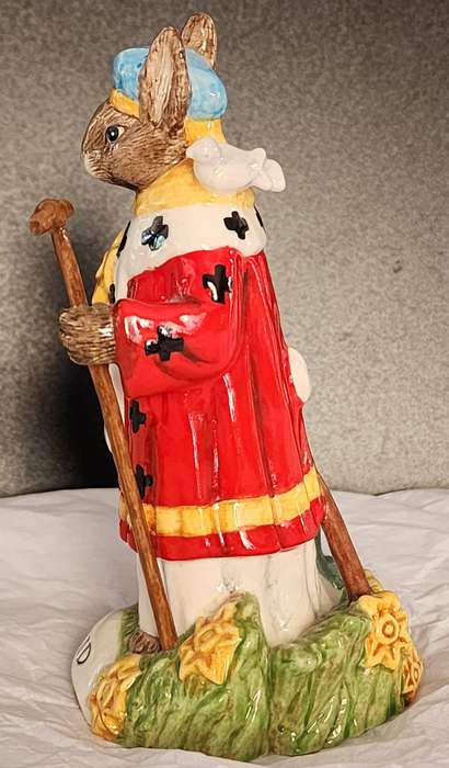 Royal Doulton BUNNYKINS -"ST DAVID" DB 400- Magnificent, VERY SCARCE, LTD -Gorgeous perfect Figurine