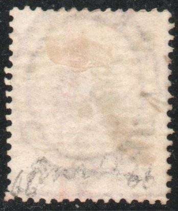 Great Britain 1855-57 QV 4d rose-carmine wmk Large Garter fine used. SG 66. Cat £150 (2022)