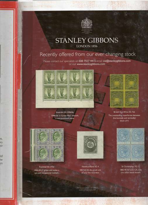 Stanley Gibbons 2019 Commonwealth and British Empire Stamp Catalogue.