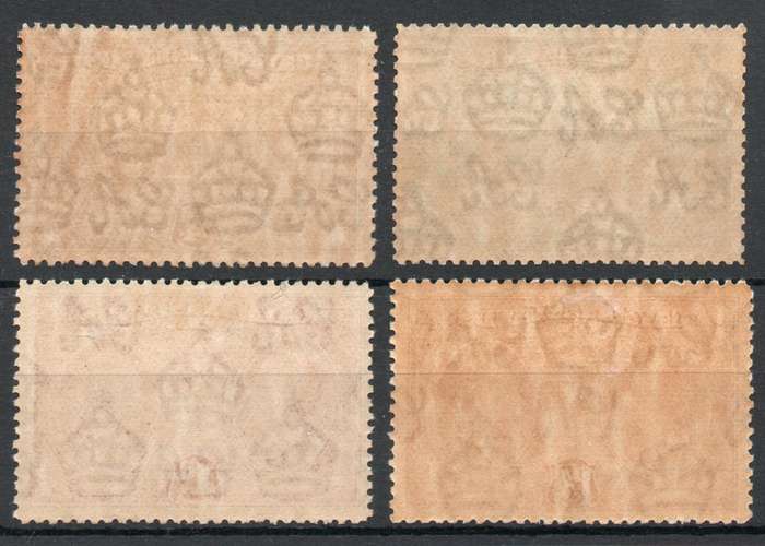 Cayman Islands 1932 Cent of Assembly of Justices & Vestry ¼d - 1½d umm & mm. SG 84-87. Cat £9,75