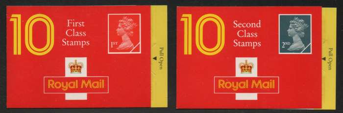 Great Britain 1990 2 Booklets £1,50 & £2 unmounted mint. SG HC4 & HD4. Cat £19 (2018)