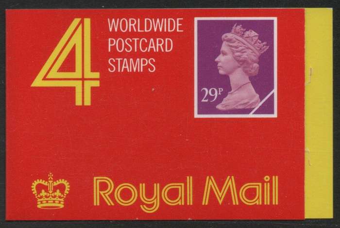 Great Britain 1989 £1,16 Booklet containing 4 x 29p stamps unmounted mint. SG GC1. Cat £12 (2018)