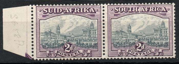 South Africa 1933-48 Hyphenated Pictorials 2d grey & purple umm with variety. SACC 58a. Cat R1500.