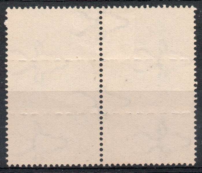 South Africa 1942 Small War Effort 3d double unit lightly mounted mint. SACC 99. Cat R300 (2023-25)