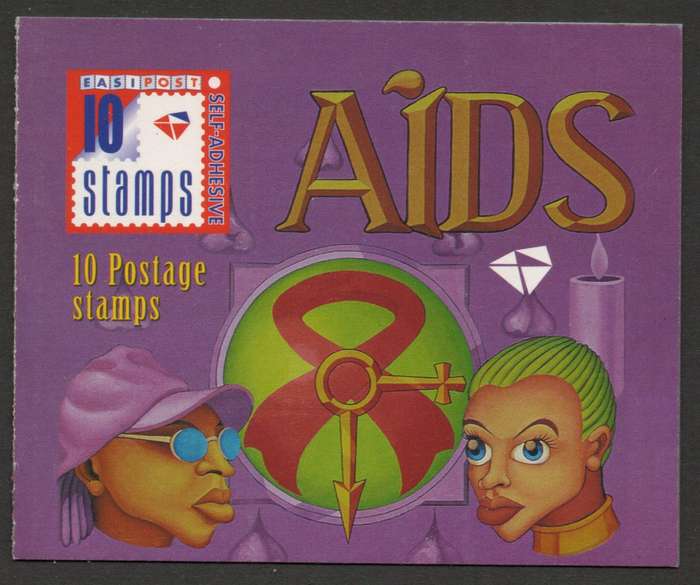 South Africa 2002 "Aids" Booklet No 62 unmounted mint. SACC 1537. Cat R350 (2023-25)