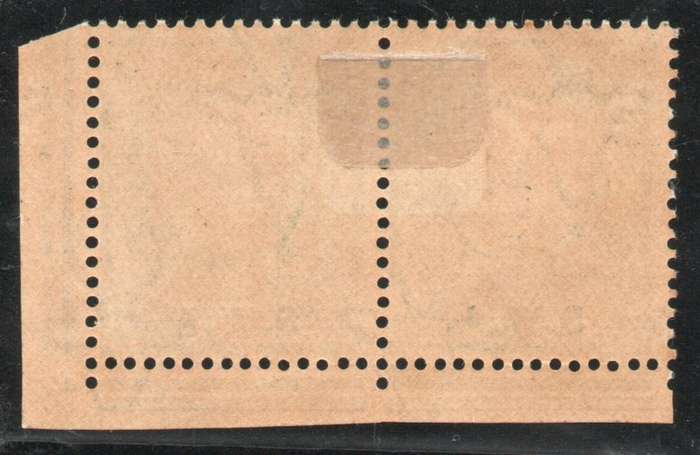 South West Africa 1927-30 Definitive ½d control pair mounted mint. SACC 81. Cat R350 (2025)