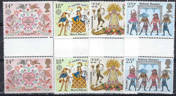 GREAT BRITAIN   198114d-25dmmSG 1143-1146folklore   CAT R 120