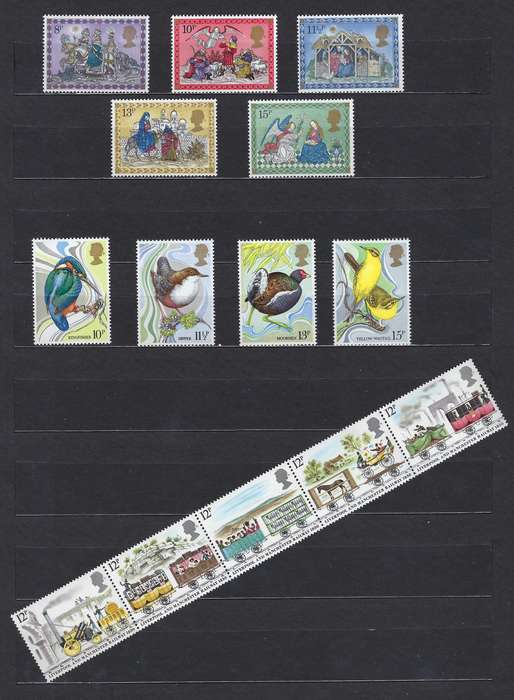GREAT BRITAIN 1979/1980 various full sets  CAT R 100