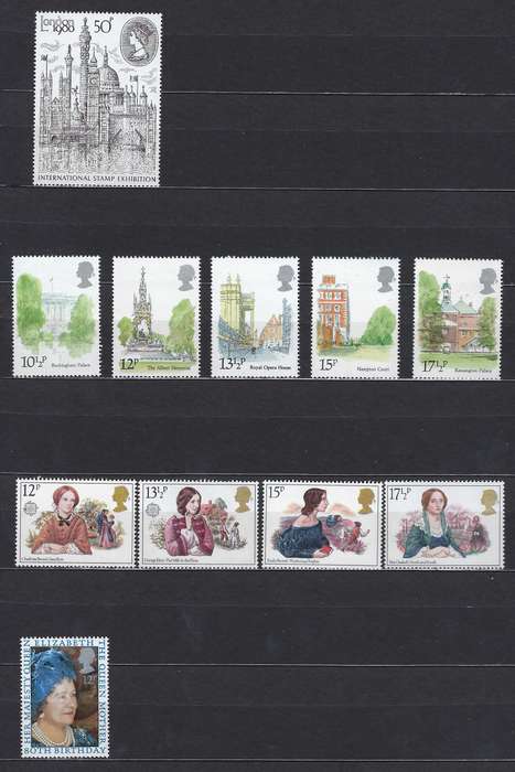 GREAT BRITAIN 1979/1980 various full sets  CAT R 100